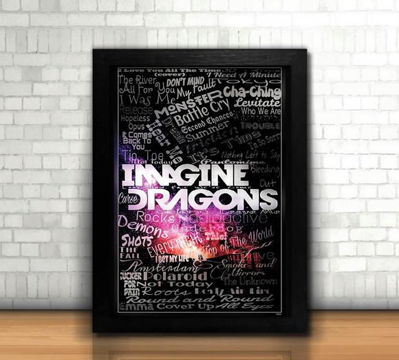 Imagine Dragons / Quadro / 20x30cm