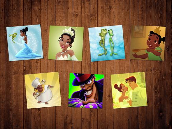 Jogo da Memória / A Princesa e o Sapo / 7 pares / Caixa MDF