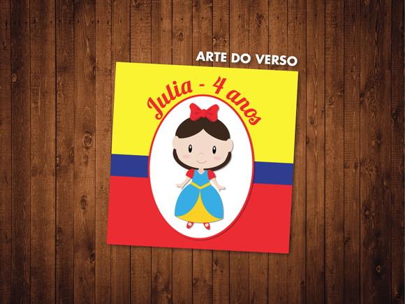 Jogo da Memória / Branca de Neve / 10 pares / Organza
