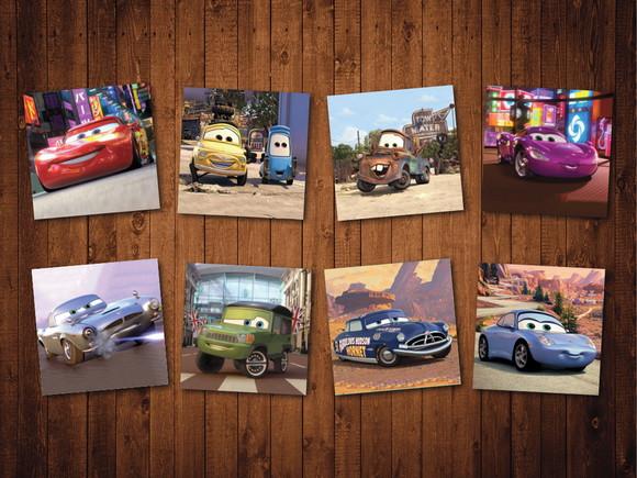 Jogo da Memória / Carros / 8 pares / Caixa de Acrílico