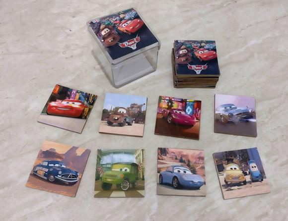 Jogo da Memória / Carros / 8 pares / Caixa de Acrílico