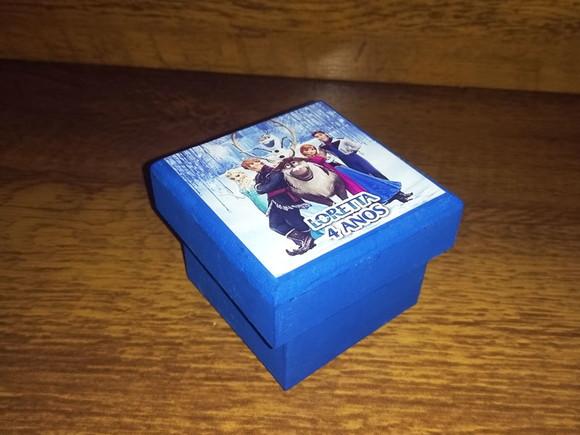 Jogo Da Memória / Frozen / 7 Pares / Caixa Mdf