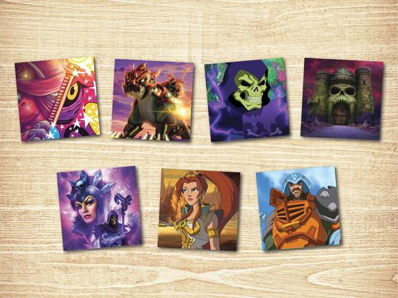 Jogo da Memoria / He-man / 7 pares/ Caixa MDF