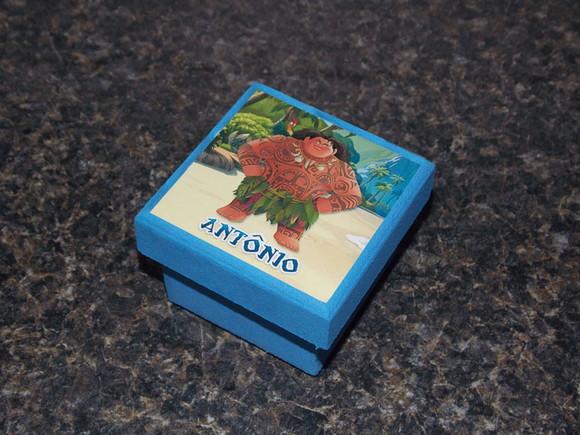 Jogo da Memória / Maui (Moana) / 7 pares / Caixa MDF