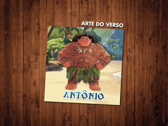 Jogo da Memória / Maui (Moana) / 7 pares / Caixa MDF