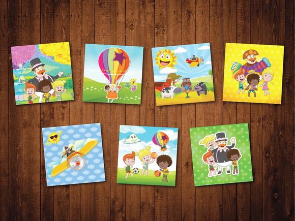 Jogo da Memória / Mundo Bita / 7 Pares / Caixa mdf