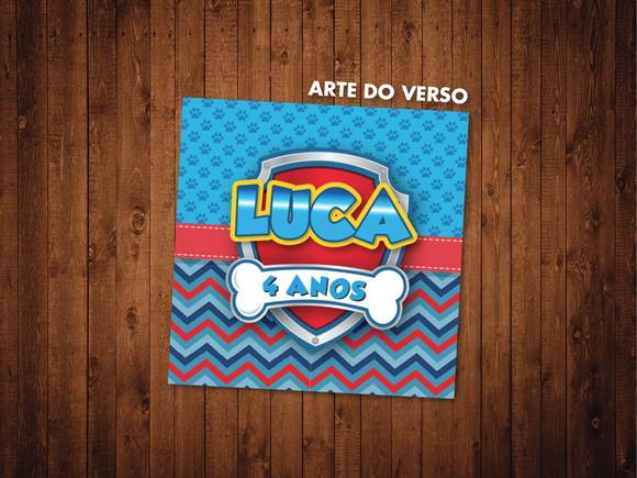 Jogo da Memória / Patrulha Canina / 10 Pares / Caixa mdf