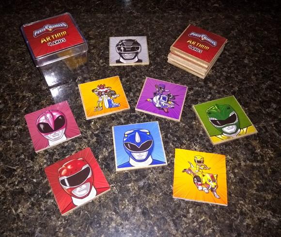 Jogo da Memória / Power Rangers (Caixa de Acrílico)