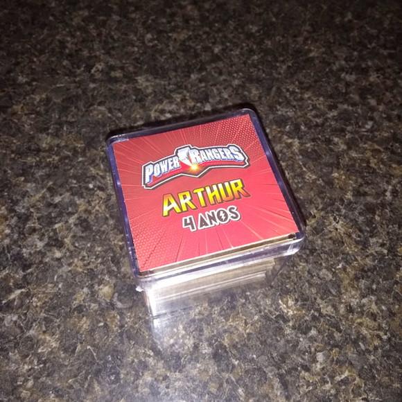 Jogo da Memória / Power Rangers (Caixa de Acrílico)