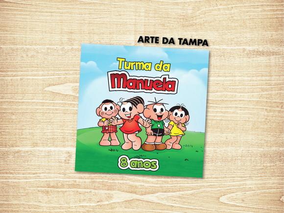 Jogo da Memória / Turma da Mônica / 8 Pares / Caixa Acrílico