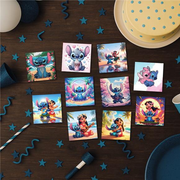 Jogo da Memória Lilo e Stitch 20 Pares Papel Glossy