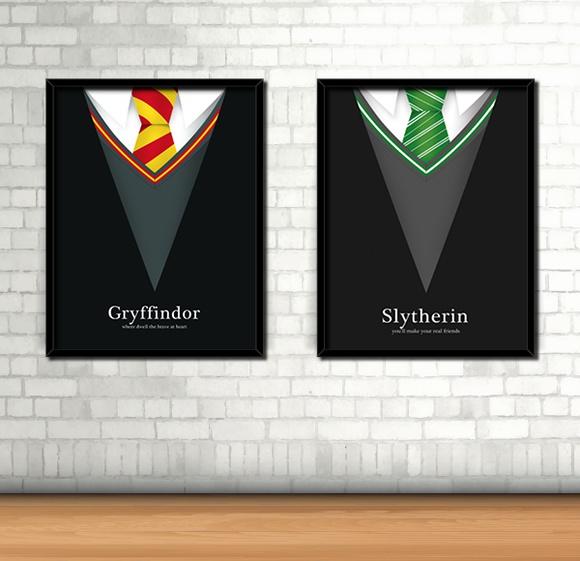 Kit 2 Quadros / Harry Potter