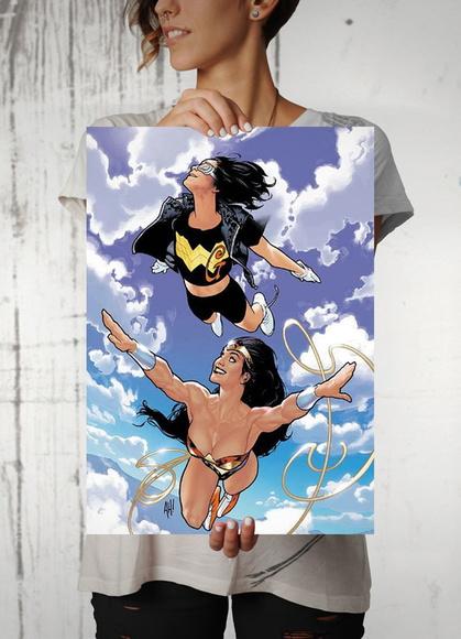 Kit 2 Quadros / Mulher-Maravilha