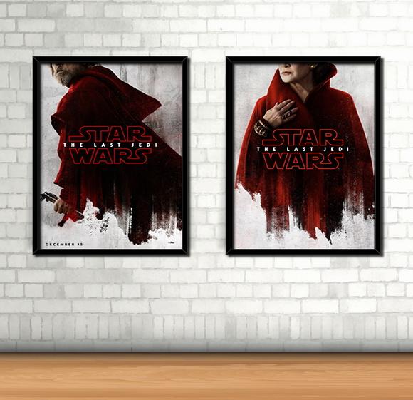 Kit 2 Quadros Star Wars