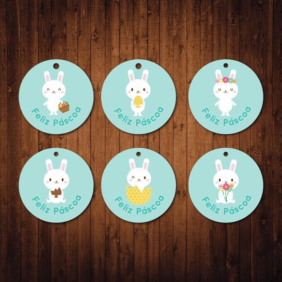 Kit 40 Tags / Páscoa / 4,5cm