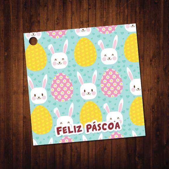 Kit 40 Tags / Páscoa / 5x5cm