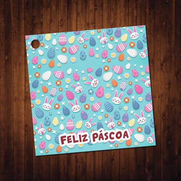 Kit 40 Tags / Páscoa / 5x5cm