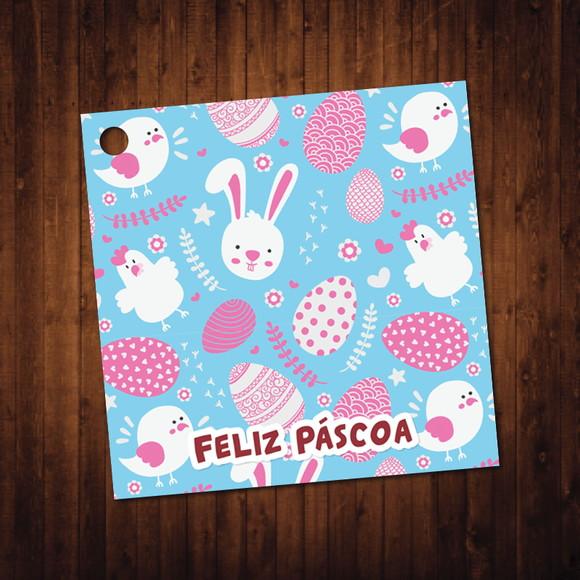Kit 40 Tags / Páscoa / 5x5cm