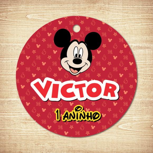 Kit 40 Tags do Mickey