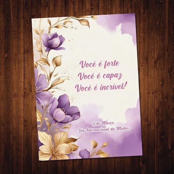 Kit Adesivo Dia Internacional da Mulher / Tamanho A6