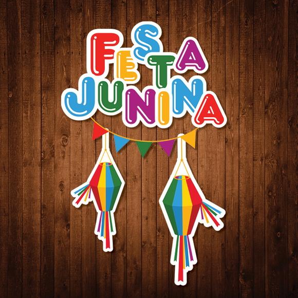 Kit Adesivo Festa Junina 6x10cm