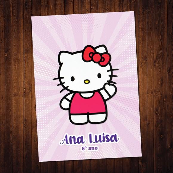 Kit Adesivo Hello Kitty Capa de Caderno
