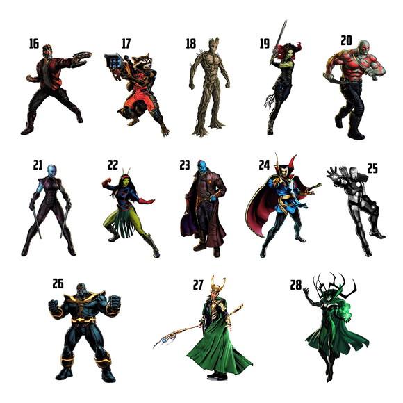 Kit Adesivo Vingadores Diversos Personagens