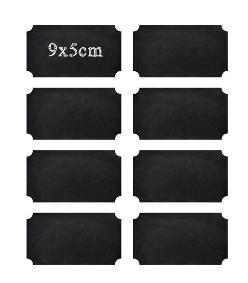 Kit Etiquetas Adesivas Quadro Negro