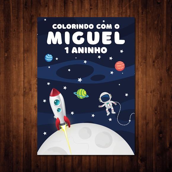 Livro de Colorir / Astronauta / 15x21cm