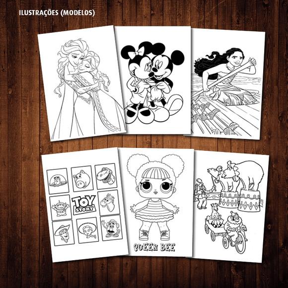 Livro de Colorir (Arquivo PDF para Impressão)