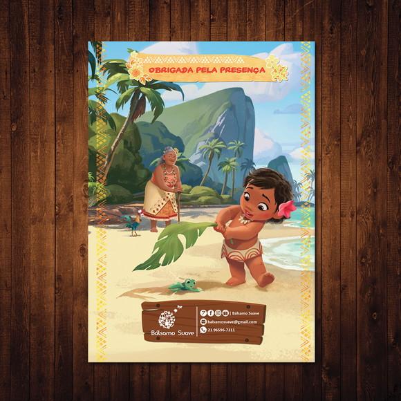 Livro de Colorir / Baby Moana / 10x15cm
