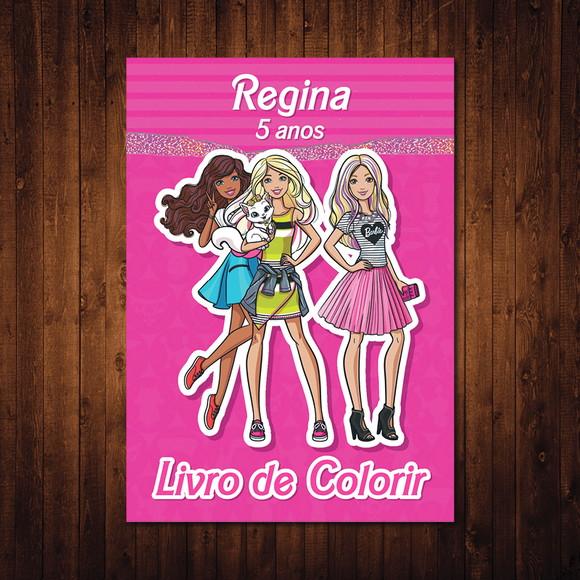 Livro de Colorir / Barbie / 10x15cm / 12 Desenhos