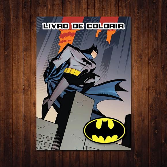 Livro de Colorir / Batman / 12 Ilustrações / Arquivo Digital