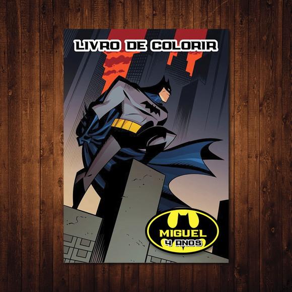 Livro de Colorir / Batman / 15x21cm / 16 Ilustrações