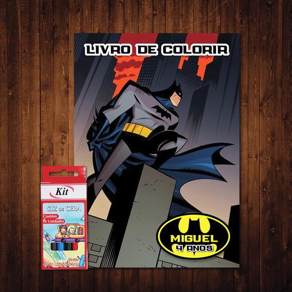 Livro de Colorir / Batman / 15x21cm / Giz de Cera