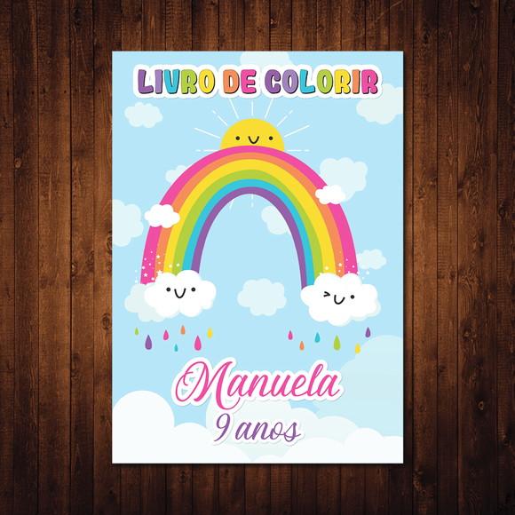 Livro de Colorir / Chuva de Bênçãos / 10x15cm