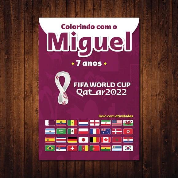 Livro de Colorir / Copa do Mundo 2022 / 14x20cm / 14 Páginas
