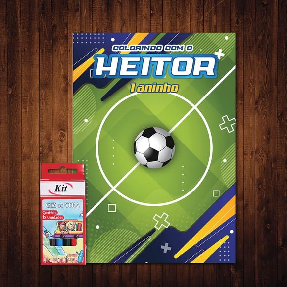 Livro de Colorir / Copa do Mundo / 15x21cm / Giz de Cera