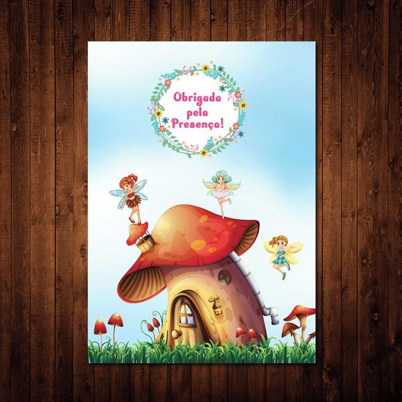 Livro de Colorir / Fadas / 10x15cm / Giz de Cera