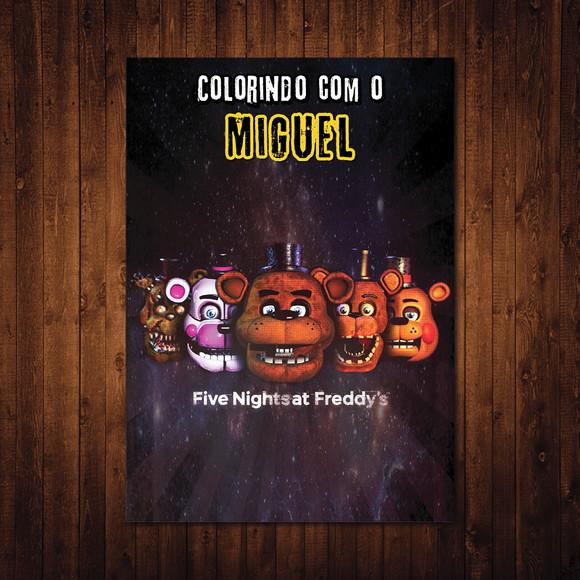 Livro de Colorir / Five Nights at Freddy's / 10x15cm
