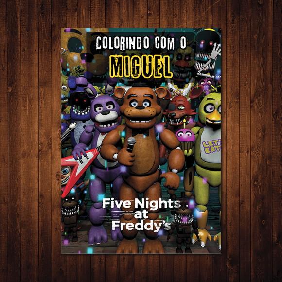 Livro de Colorir / Five Nights at Freddy's / 15x21cm