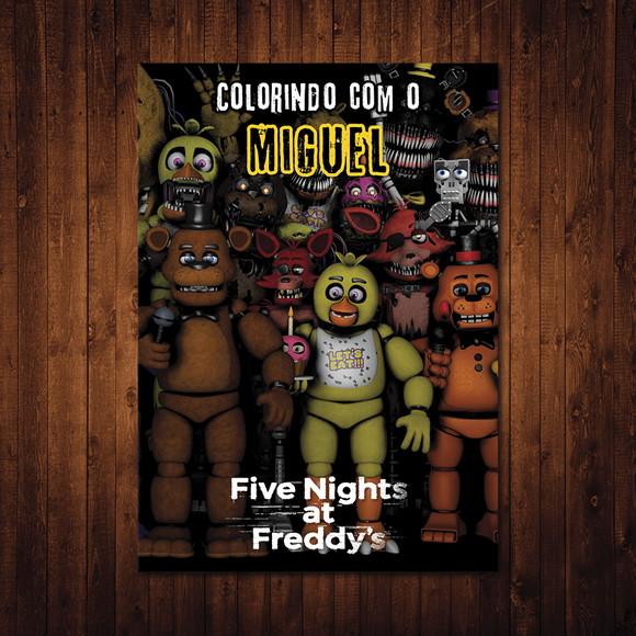 Livro de Colorir / Five Nights at Freddy's / 15x21cm