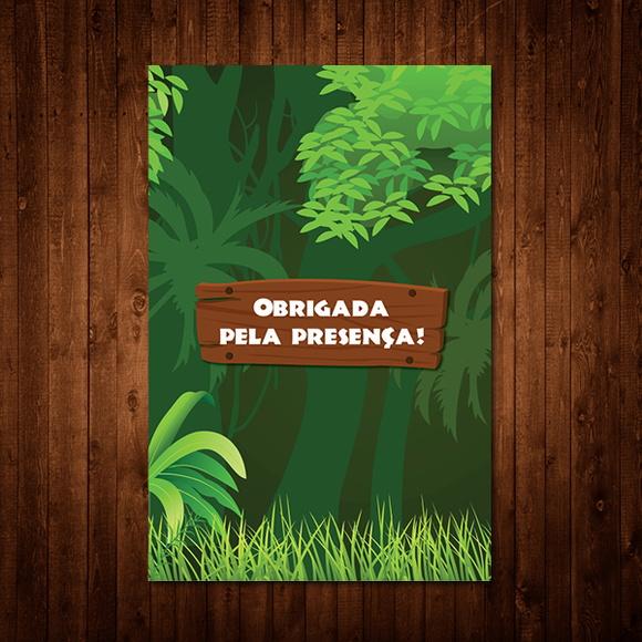 Livro de Colorir / Floresta / 15x21cm / 12 Ilustrações
