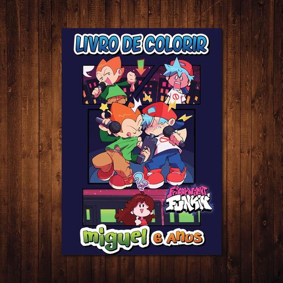 Livro De Colorir / Friday Night Funkin / 10x15cm