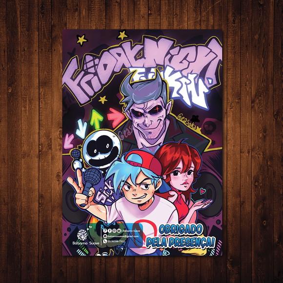 Livro De Colorir / Friday Night Funkin / 15x21cm