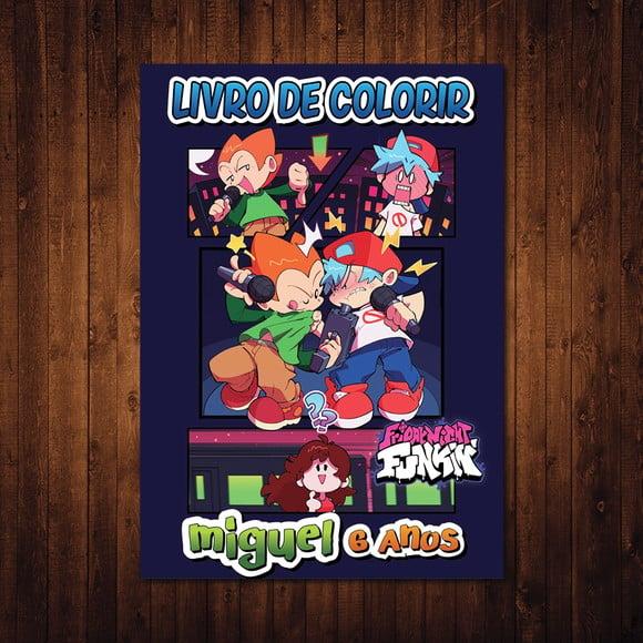 Livro De Colorir / Friday Night Funkin / 15x21cm