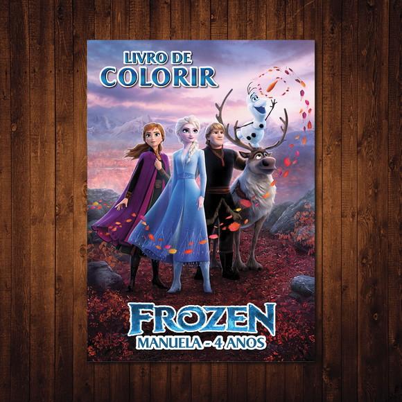 Livro de Colorir / Frozen / 10x15cm