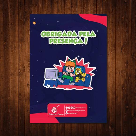 Livro de Colorir / Gato Galactico / 15x21cm / Giz de Cera