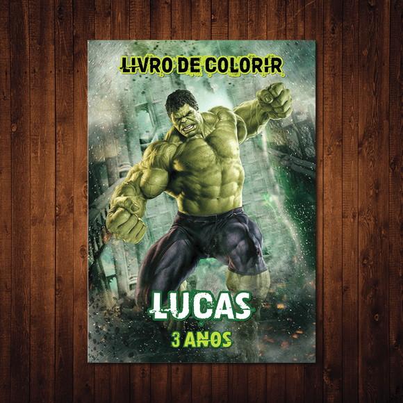 Livro de Colorir / Hulk / 15x21cm