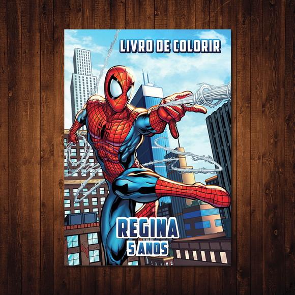 Livro de Colorir / Homem-aranha / 15x21cm